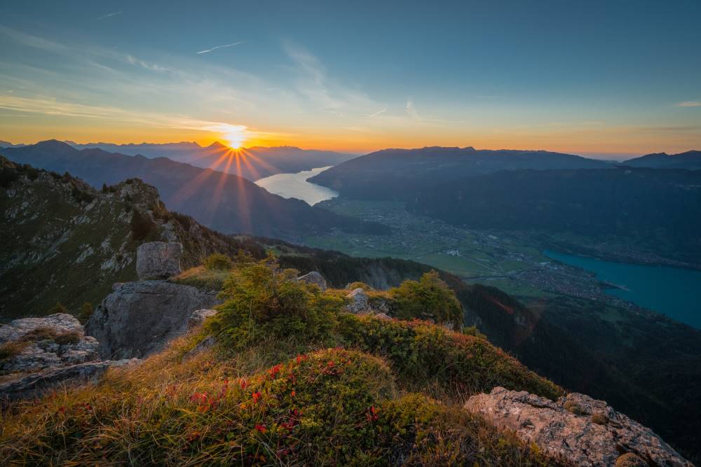 The holiday region of Interlaken: Enjoy the beautiful views between Lakes Thun and Brienz, Switzerland